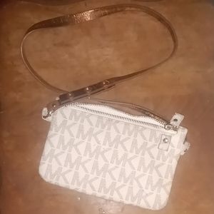 Michael Kors White Crossbody Bag
